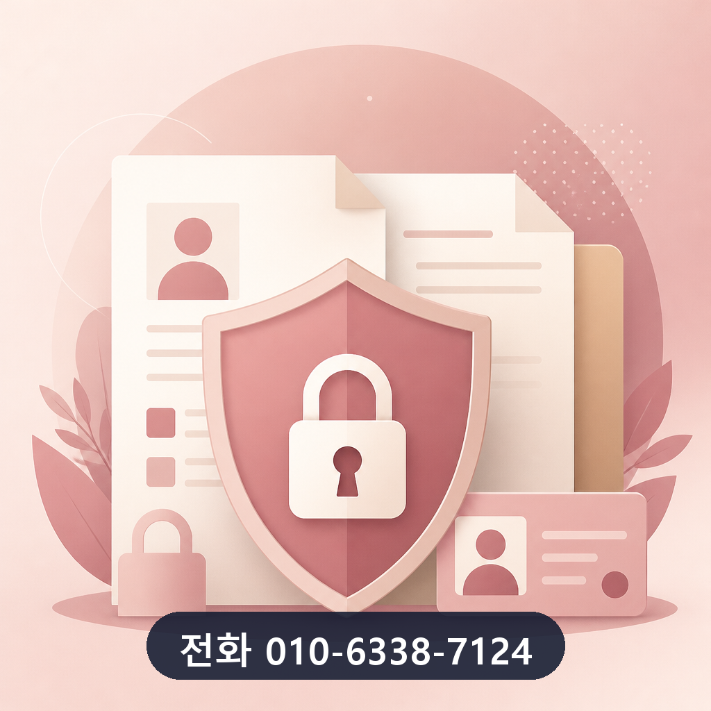 카드 포인트 현금화 개인정보 보호 이미지